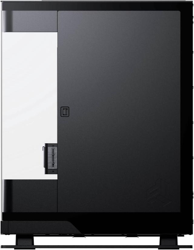 Alt view image 7 of 11 - Phanteks Evolv X2, Mid-Tower Gaming Chassis, Vertical Cooling System, See-through Tempered Glass Chassis, Brushed Aluminum interior panel with Integrated D-RGB Lighting, Brushed Black