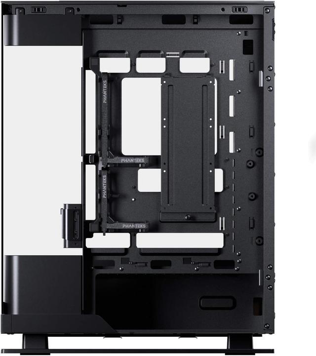 Alt view image 8 of 11 - Phanteks Evolv X2, Mid-Tower Gaming Chassis, Vertical Cooling System, See-through Tempered Glass Chassis, Brushed Aluminum interior panel with Integrated D-RGB Lighting, Brushed Black