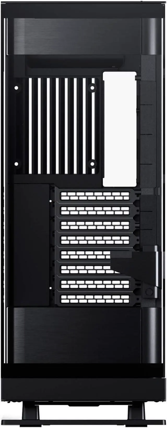 Alt view image 9 of 11 - Phanteks Evolv X2, Mid-Tower Gaming Chassis, Vertical Cooling System, See-through Tempered Glass Chassis, Brushed Aluminum interior panel with Integrated D-RGB Lighting, Brushed Black