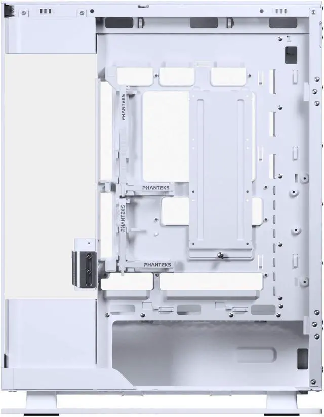 Alt view image 8 of 10 - Phanteks Evolv X2, Mid-Tower Gaming Chassis, Vertical Cooling System, See-through Tempered Glass Chassis, Brushed Aluminum interior panel with Integrated D-RGB Lighting, Silver White