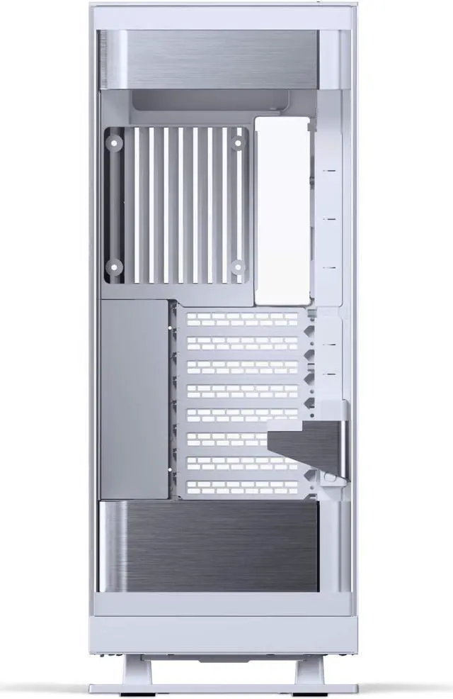 Alt view image 9 of 10 - Phanteks Evolv X2, Mid-Tower Gaming Chassis, Vertical Cooling System, See-through Tempered Glass Chassis, Brushed Aluminum interior panel with Integrated D-RGB Lighting, Silver White