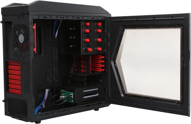 Alt view image 5 of 10 - CFI Bastet CFI-A4012 Black SECC / Mesh & Plastic Front Bezel ATX Mid Tower Computer Case