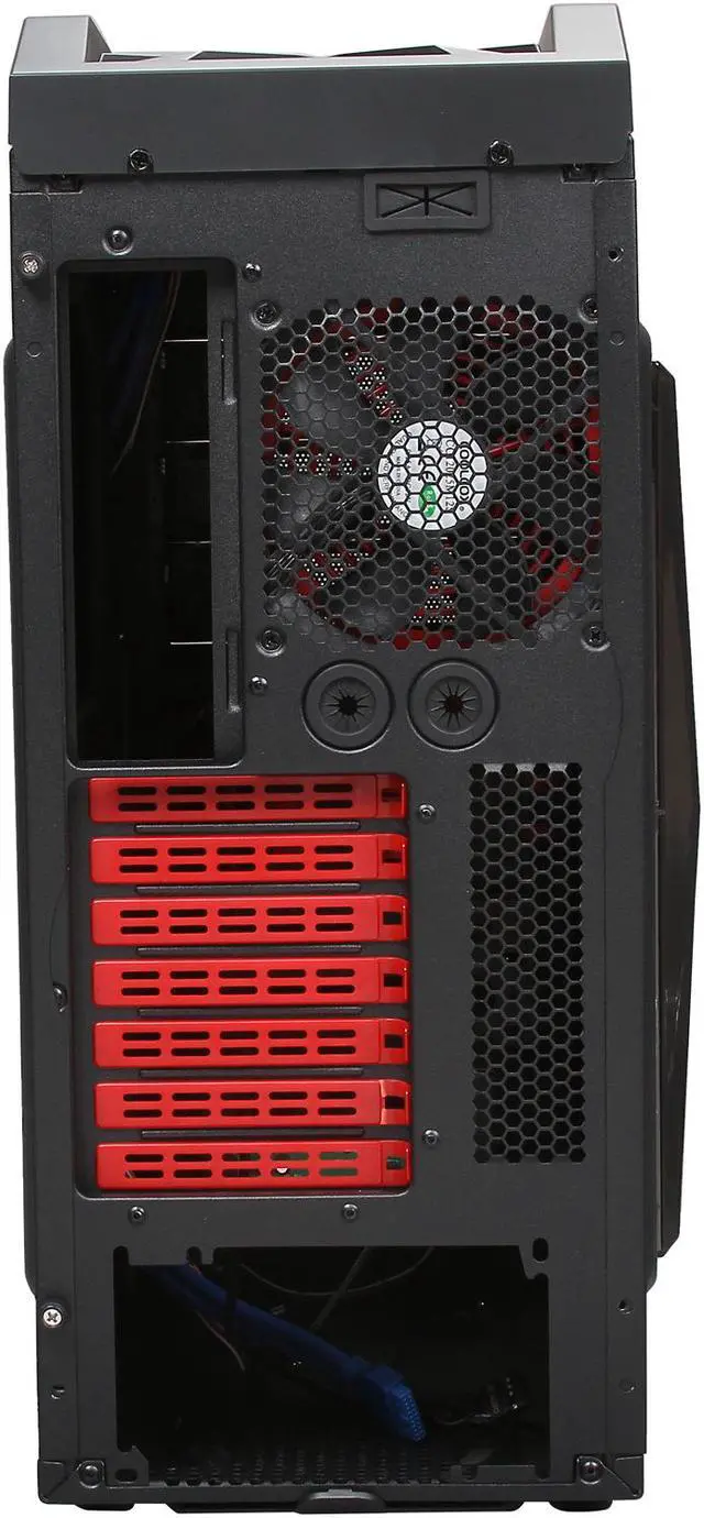 Alt view image 9 of 10 - CFI Bastet CFI-A4012 Black SECC / Mesh & Plastic Front Bezel ATX Mid Tower Computer Case
