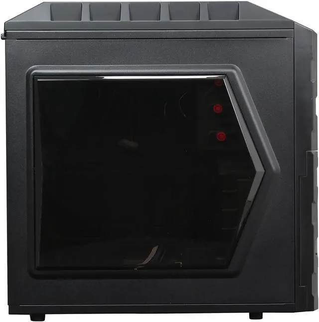 Alt view image 4 of 10 - CFI Diablo LT CFI-B1010 Black SECC / Mesh & Plastic Front Bezel ATX Mid Tower Computer Case