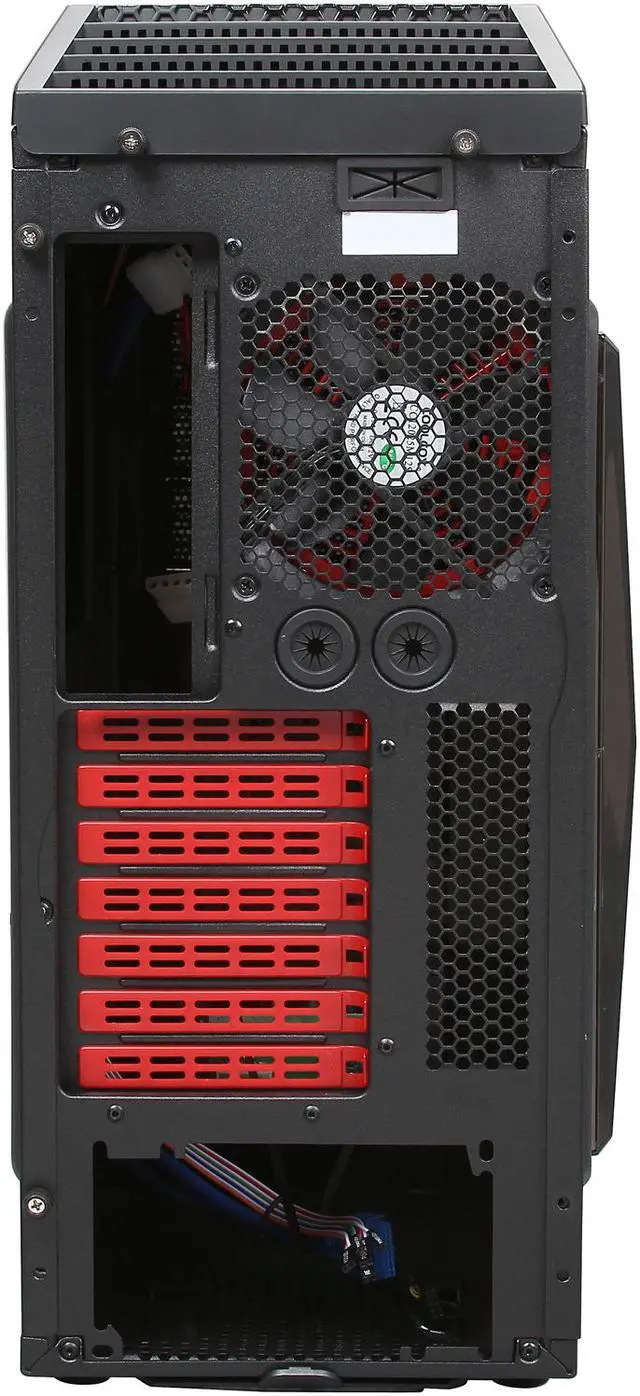 Alt view image 9 of 10 - CFI Diablo LT CFI-B1010 Black SECC / Mesh & Plastic Front Bezel ATX Mid Tower Computer Case