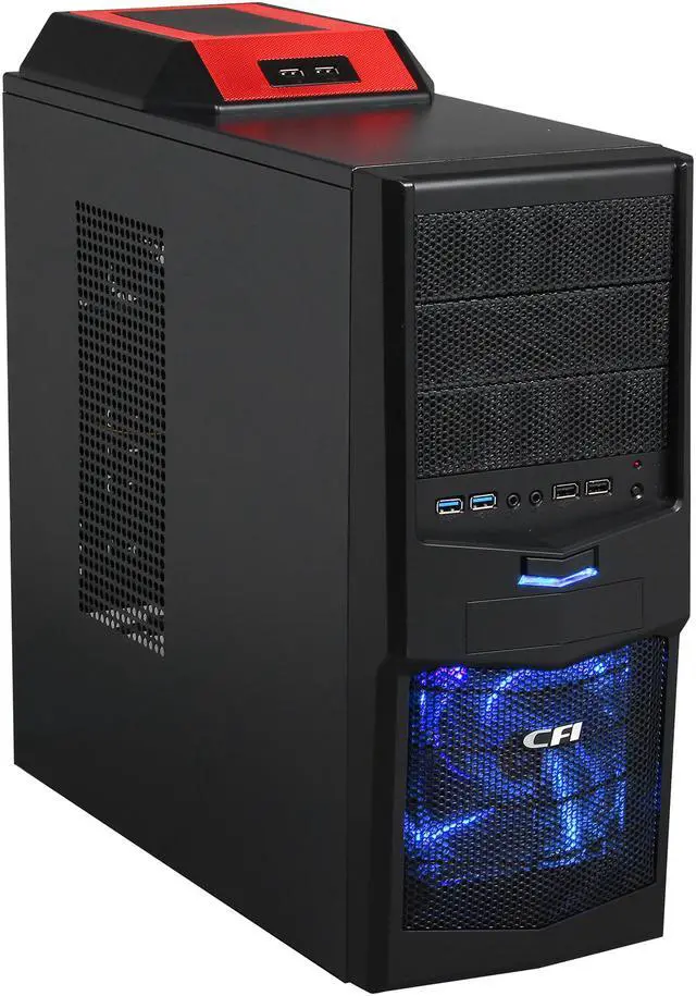 Main image of CFI Prime 211 CFI-A4896 Black ATX Mid Tower Computer Case