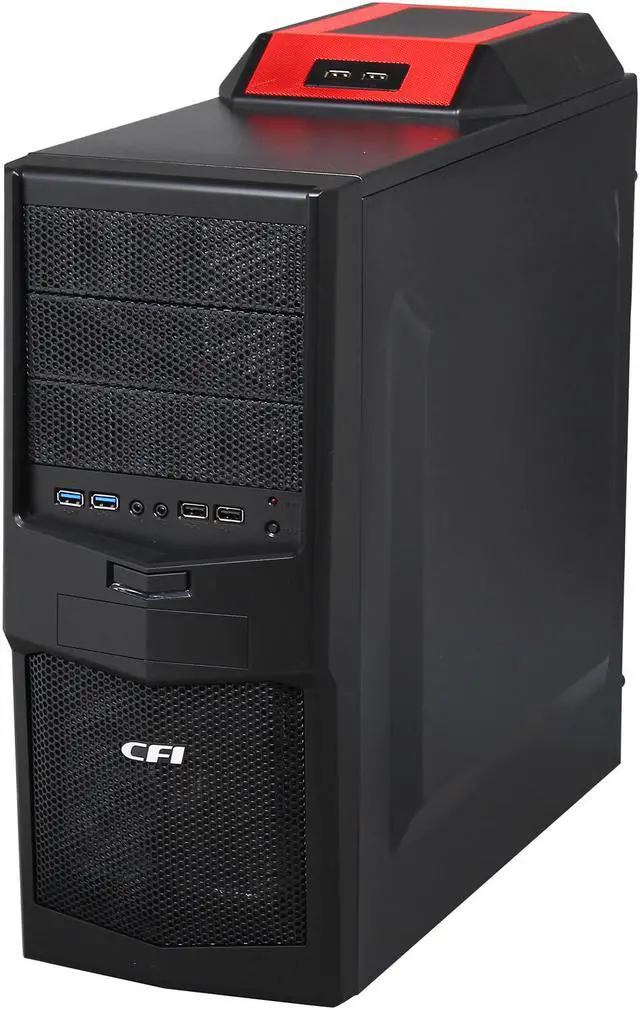 Alt view image 3 of 10 - CFI Prime 211 CFI-A4896 Black ATX Mid Tower Computer Case