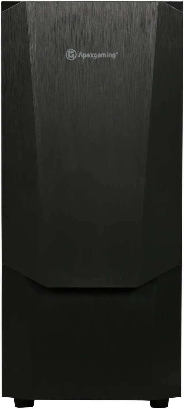 Alt view image 2 of 10 - Apexgaming Hermes S1 Black Steel / Plastic ATX Mid Tower Computer Case