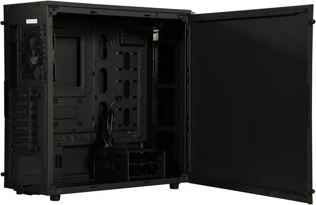 Alt view image 5 of 10 - Apexgaming Hermes S1 Black Steel / Plastic ATX Mid Tower Computer Case