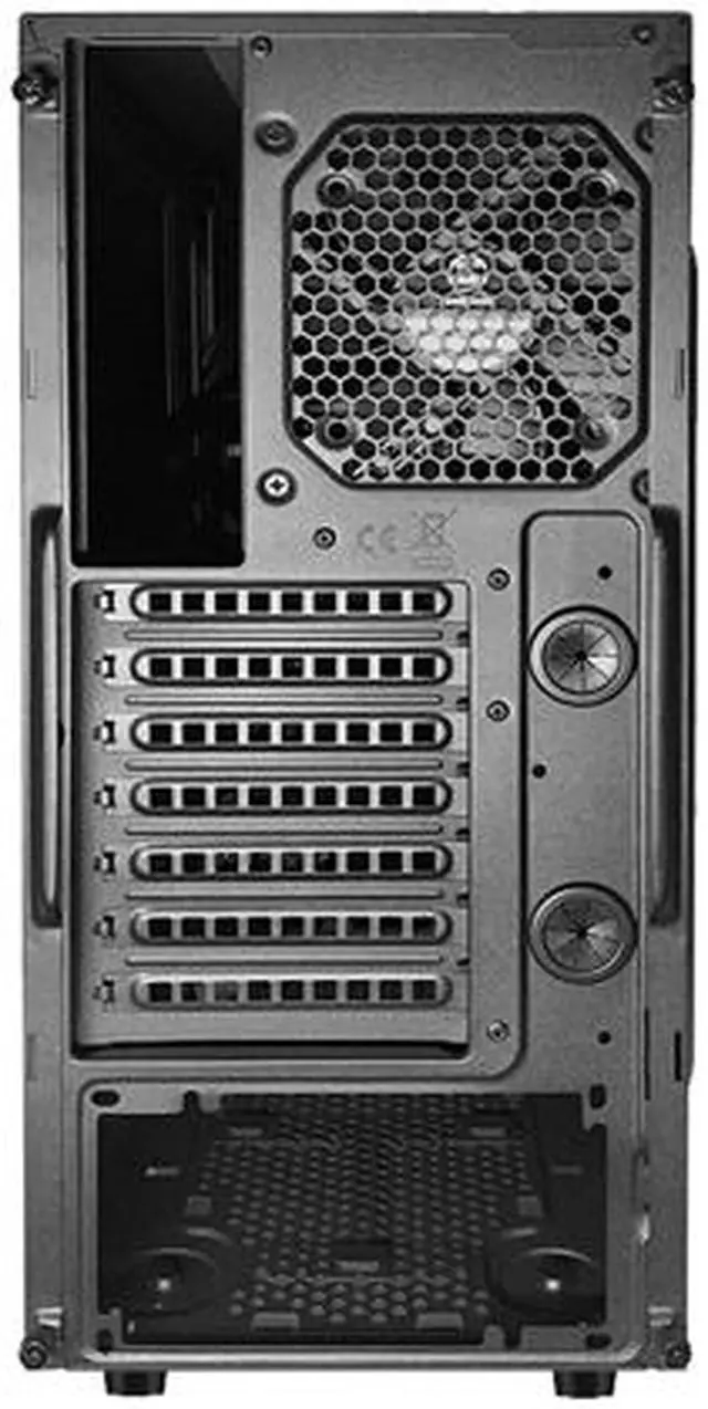 Alt view image 12 of 12 - APEX A1 Black Steel ATX Mid Tower Computer Case