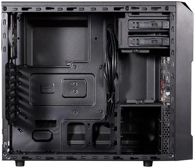 Alt view image 6 of 12 - APEX A1 Black Steel ATX Mid Tower Computer Case