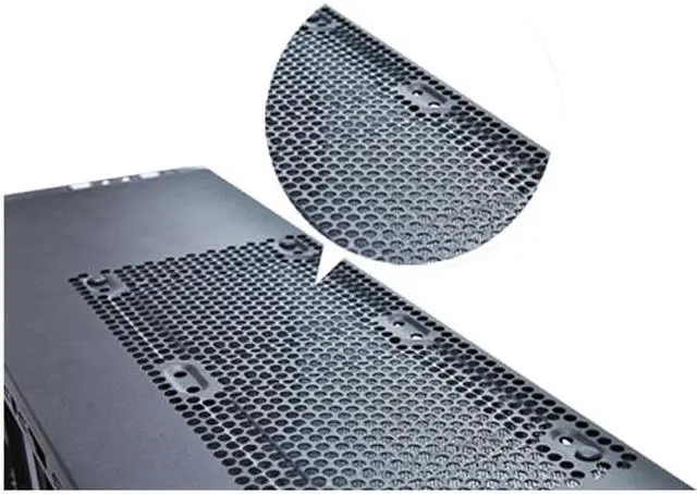 Alt view image 9 of 12 - APEX A1 Black Steel ATX Mid Tower Computer Case