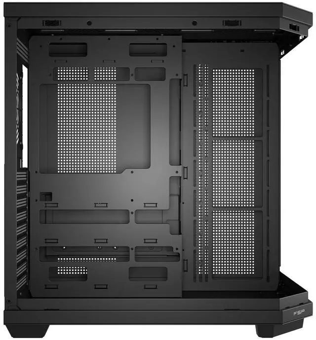 Alt view image 5 of 6 - FSP U580-BA ATX Ultra PC Case with Panaromic Glass Panel, Dual-Chember