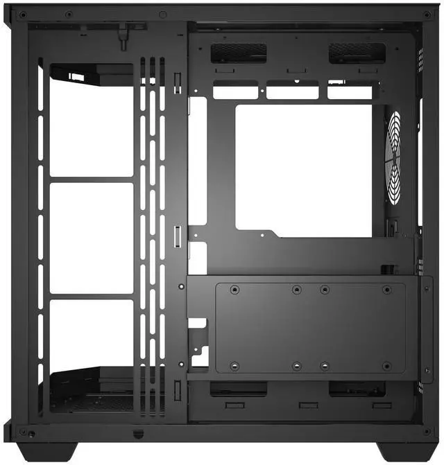Alt view image 6 of 6 - FSP U580-BA ATX Ultra PC Case with Panaromic Glass Panel, Dual-Chember