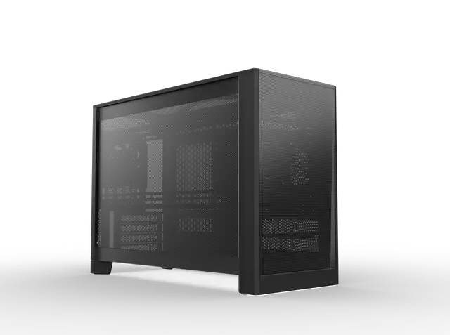 Alt view image 11 of 20 - MONTECH TEN 22.7L Micro ATX PC Case, High Airflow Modular Mesh Chassis for Air, Liquid, or SFF Builds, 360mm Radiator Support, Includes Rear Fan, Black (TENB)
