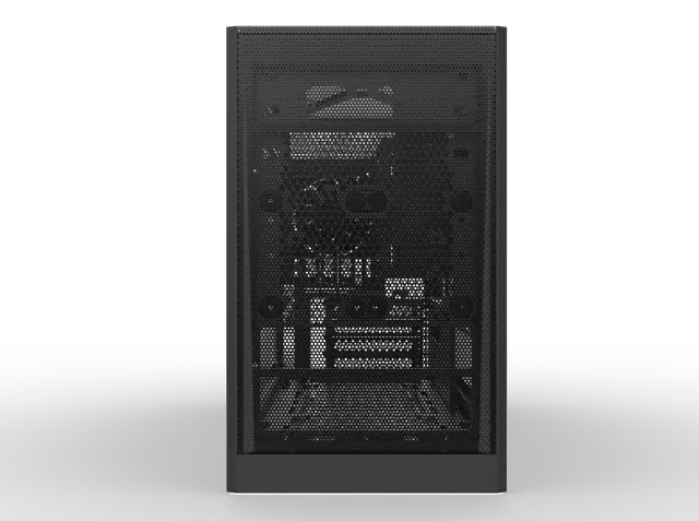Alt view image 16 of 20 - MONTECH TEN 22.7L Micro ATX PC Case, High Airflow Modular Mesh Chassis for Air, Liquid, or SFF Builds, 360mm Radiator Support, Includes Rear Fan, Black (TENB)