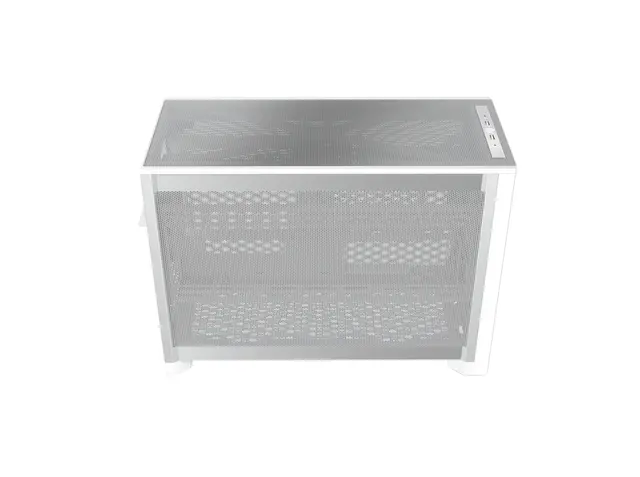 Alt view image 18 of 20 - MONTECH TEN 22.7L Micro ATX PC Case, High Airflow Modular Mesh Chassis for Air, Liquid, or SFF Builds, 360mm Radiator Support, Includes Rear Fan, White (TENW)