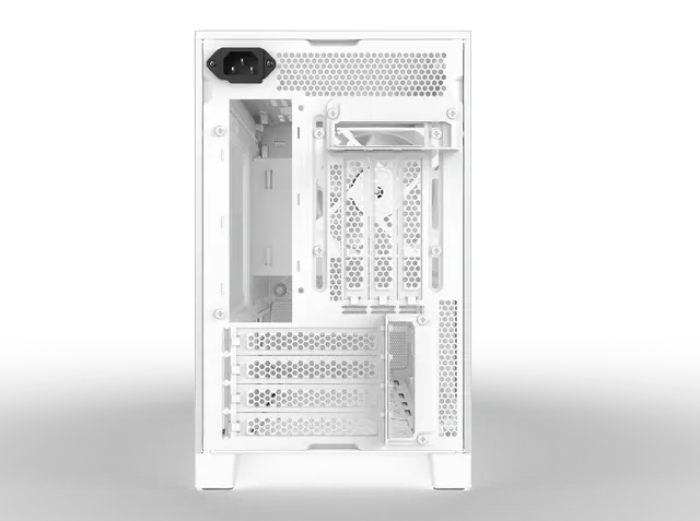 Alt view image 19 of 20 - MONTECH TEN 22.7L Micro ATX PC Case, High Airflow Modular Mesh Chassis for Air, Liquid, or SFF Builds, 360mm Radiator Support, Includes Rear Fan, White (TENW)