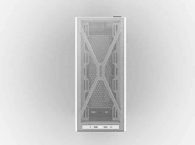 Alt view image 20 of 20 - MONTECH TEN 22.7L Micro ATX PC Case, High Airflow Modular Mesh Chassis for Air, Liquid, or SFF Builds, 360mm Radiator Support, Includes Rear Fan, White (TENW)