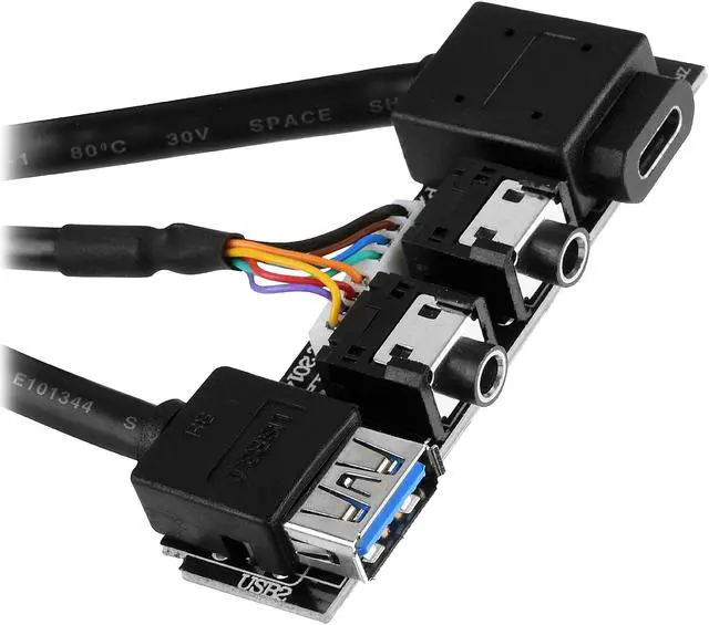 Alt view image 3 of 5 - Silverstone CS-G11310650-RT USB Type-c / USB 3.1 Gen 2 Upgrade Kit