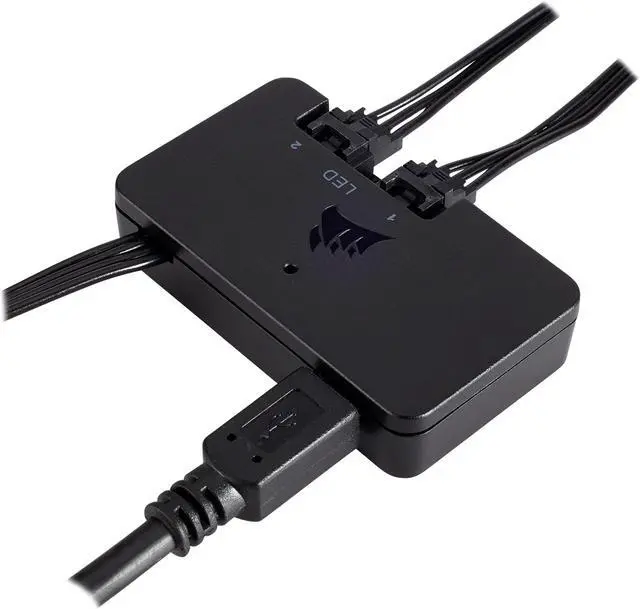 Alt view image 9 of 20 - CORSAIR Lighting Node PRO CL-9011109-WW, RGB Lighting Controller with Individually Addressable RGB LED Strips