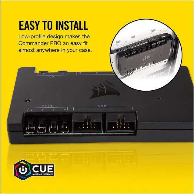 Alt view image 7 of 8 - CORSAIR Commander PRO, CL-9011110-WW, Digital Fan and RGB Lighting Controller