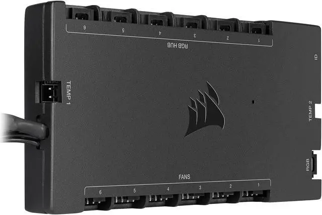 Alt view image 3 of 11 - CORSAIR iCUE COMMANDER CORE XT Smart RGB Lighting and Fan Speed Controller