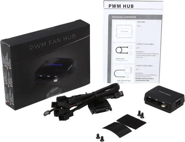 Alt view image 6 of 6 - Phanteks PH-PWHUB_01 PWM Fan Hub