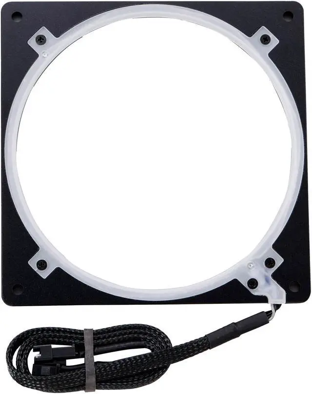 Alt view image 2 of 10 - Phanteks PH-FF140DRGBA_BK01 140mm Halos Lux Digital RGB Fan Frames