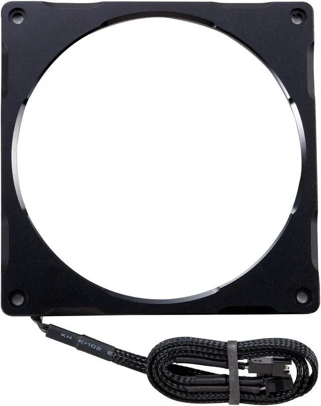 Alt view image 3 of 10 - Phanteks PH-FF140DRGBA_BK01 140mm Halos Lux Digital RGB Fan Frames