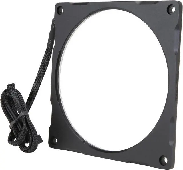 Alt view image 6 of 10 - Phanteks PH-FF140DRGBA_BK01 140mm Halos Lux Digital RGB Fan Frames