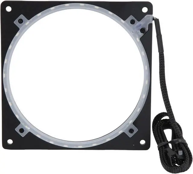 Alt view image 9 of 10 - Phanteks PH-FF140DRGBA_BK01 140mm Halos Lux Digital RGB Fan Frames