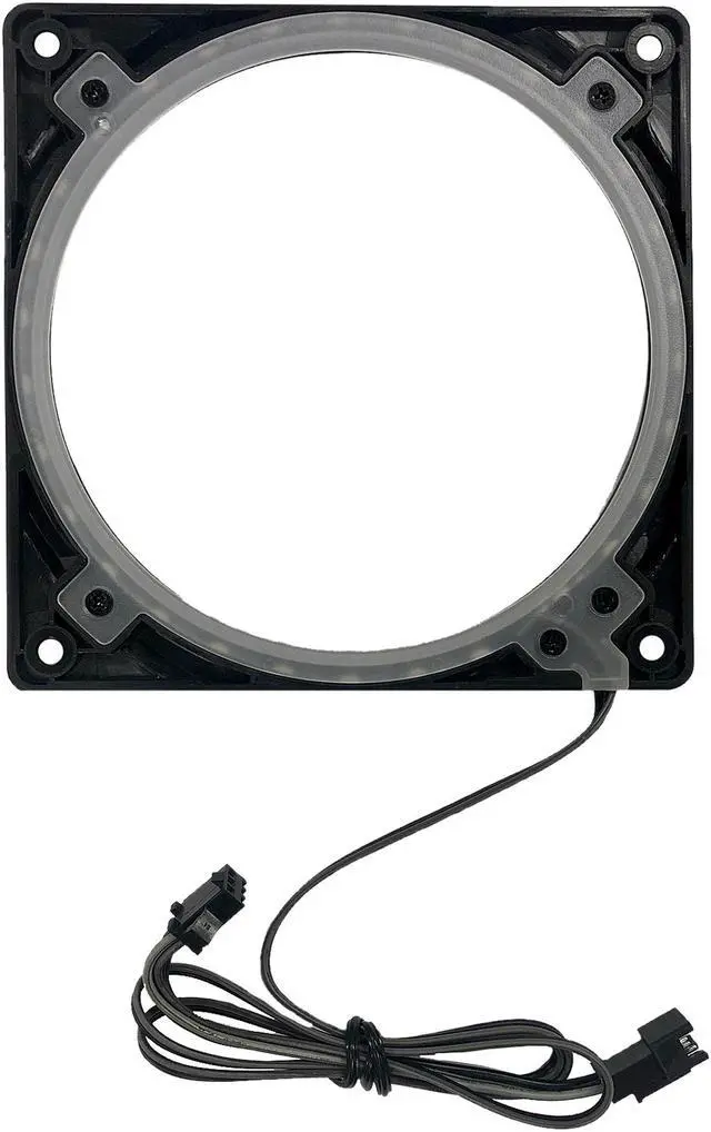 Alt view image 3 of 5 - Phanteks PH-FF120DRGBP_BK01 120mm Halos Digital RGB Fan Frames
