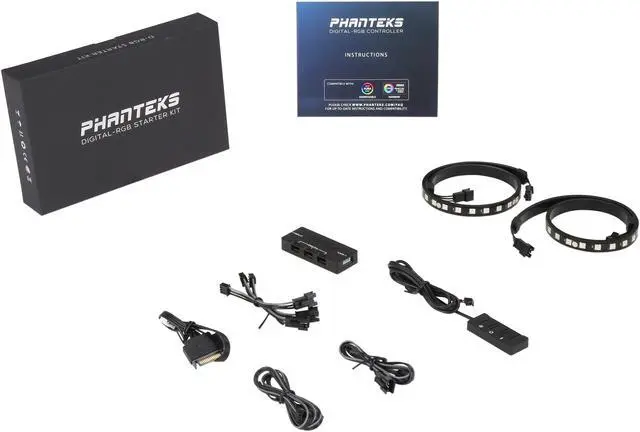 Alt view image 9 of 9 - Phanteks PH-DRGB_SKT Digital RGB LED Starter Kit
