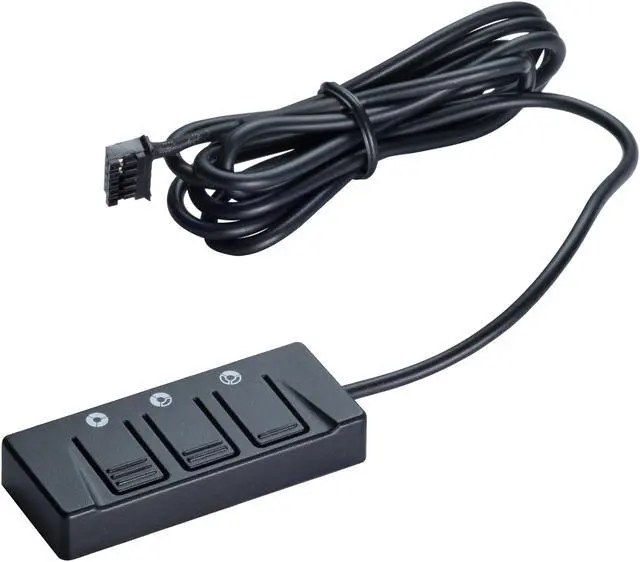 Alt view image 2 of 6 - Phanteks Universal Fan Controller, PH-PWHUB_02 - Low Profile Design, Universal Fan Controller, Magnetic Housing, Three Speed Modes with Remote Control