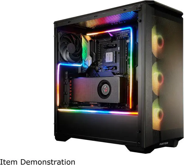 Alt view image 10 of 17 - Phanteks NEON Digital-RGB LED Strip Combo Set - 2x 400mm Smooth Lighting Strip, Full Color Range, Flexible Mounting, PH-NELEDKT_CMBO