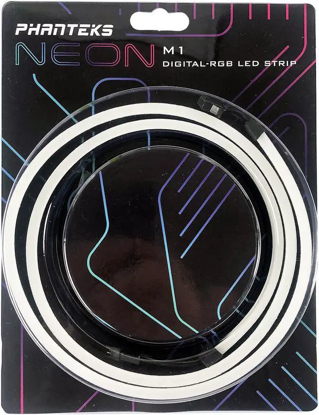 Alt view image 14 of 14 - Phanteks NEON Digital-RGB LED Strip M1 - 1x 1-meter Smooth Lighting Strip, Full-Color Range, Flexible Mounting, PH-NELEDKT_M1