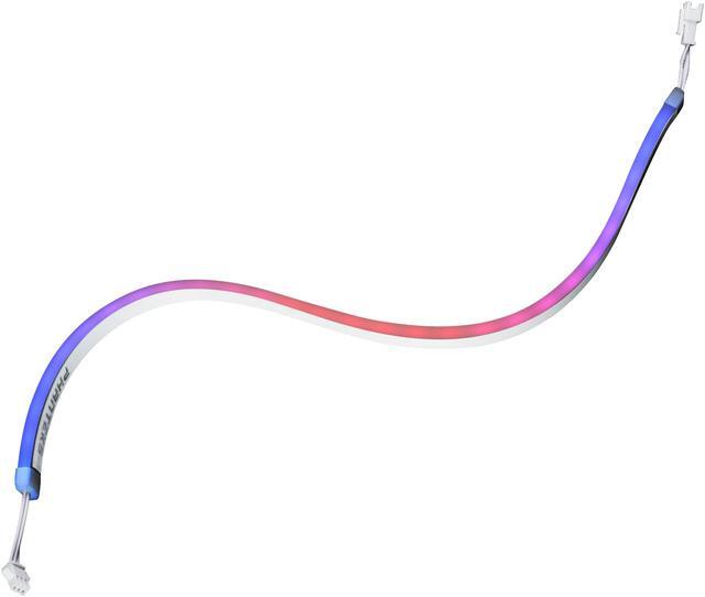 Main image of Phanteks NEON Digital-RGB LED Strip M5, white – 1x 550mm Smooth lighting strip, full-color range, flexible mounting