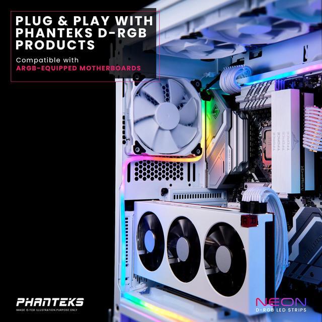 Alt view image 2 of 5 - Phanteks NEON Digital-RGB LED Strip M5, white – 1x 550mm Smooth lighting strip, full-color range, flexible mounting