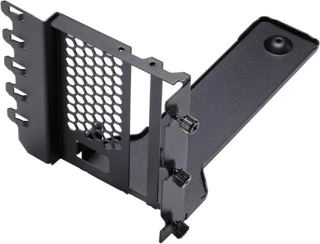 Alt view image 3 of 5 - Phanteks Gen4 Vertical GPU Bracket, 220mm Flat Line PCI-E Gen4 x16 Riser Cable Kit, Black