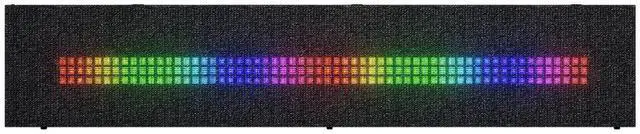 Alt view image 3 of 10 - Phanteks Matrix-600 Screen Upgrade Kit, for XT View and G400A, 600 LED Display, Fabric Panel, Charcoal Black