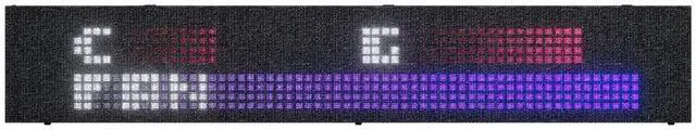 Alt view image 10 of 10 - Phanteks Matrix-600 Screen Upgrade Kit, for XT View and G400A, 600 LED Display, Fabric Panel, Charcoal Black