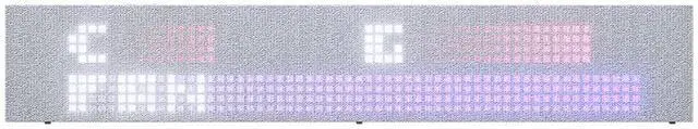 Alt view image 6 of 10 - Phanteks Matrix-600 Screen Upgrade Kit, for XT View and G400A, 600 LED Display, Fabric Panel, Grey White