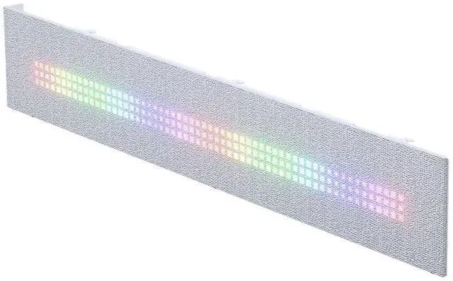 Alt view image 7 of 10 - Phanteks Matrix-600 Screen Upgrade Kit, for XT View and G400A, 600 LED Display, Fabric Panel, Grey White