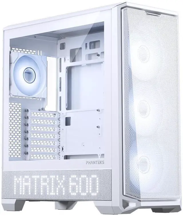 Alt view image 8 of 10 - Phanteks Matrix-600 Screen Upgrade Kit, for XT View and G400A, 600 LED Display, Fabric Panel, Grey White