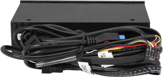 Alt view image 4 of 6 - Multi-Function LCD Fan Controller Panel w/ Card Reader & USB 3.0 Hub