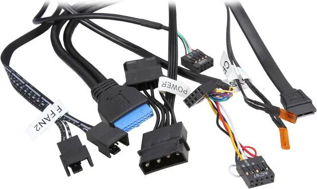 Alt view image 5 of 6 - Multi-Function LCD Fan Controller Panel w/ Card Reader & USB 3.0 Hub