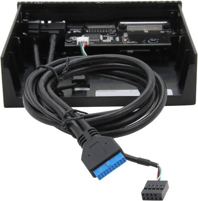 Alt view image 4 of 5 - NZXT APERTURE M All-in-one 5.25 Bay Multi-Media Mesh Style Card Reader  w. Dual USB 3.0