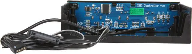 Alt view image 4 of 5 - NZXT 5.25-Inch Hue RGB LED Color Changing Controller (AA-HUE30-01)