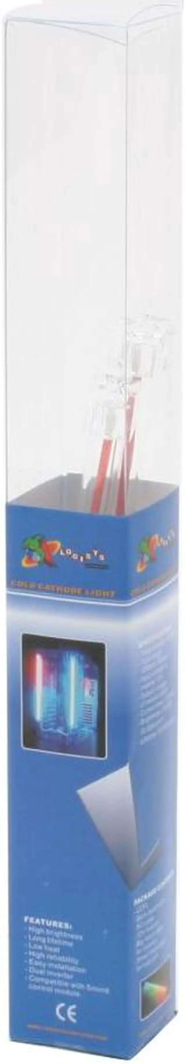 Alt view image 4 of 5 - LOGISYS Computer CLK4RD2 4" Dual Red Cold Cathode Kit - OEM